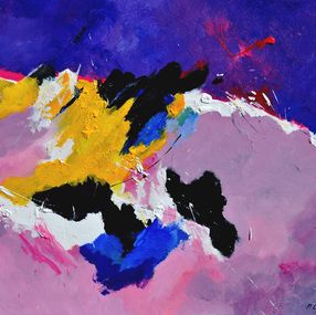 Painting, Colourful Anapurna, Pol Ledent
