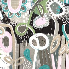 Peinture, Un jardin comme une vrille, une danse, RogerM