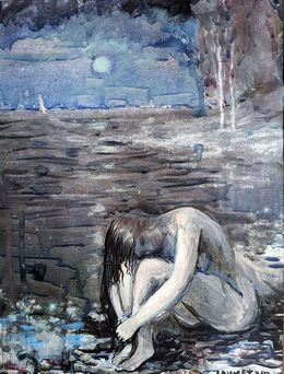 Peinture, Moonlight Night, Rakhmet Redzhepov (Ramzi)