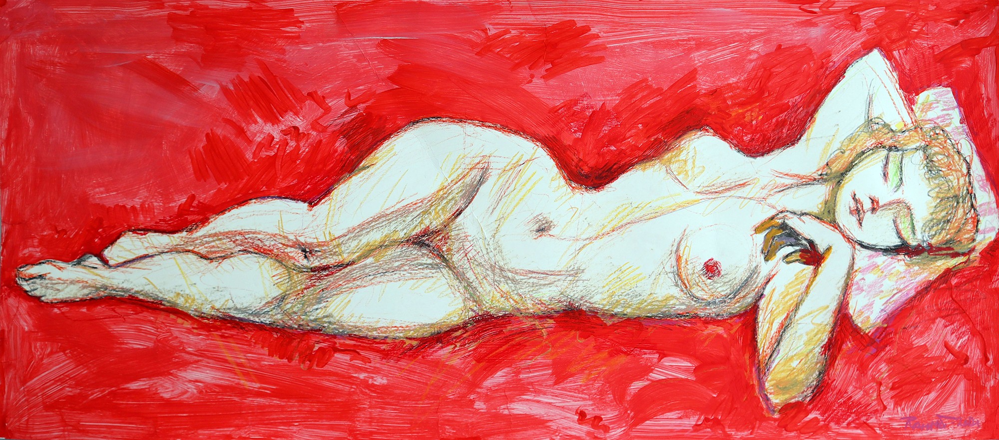 Rakhmet Redzhepov (Ramzi), On Red. Nude Rakhmet Redzhepov (Ramzi), On Red. Nude
