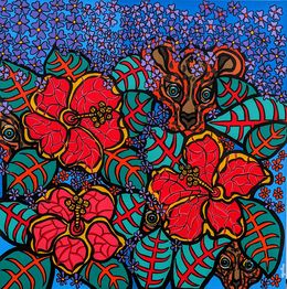 Painting, Et au milieu des fleurs, Agathon
