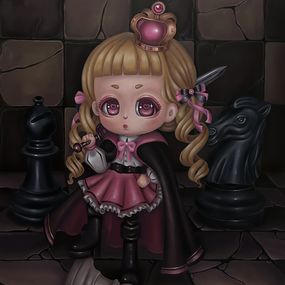 Gemälde, Duel of the Queens II, Jane Kibari