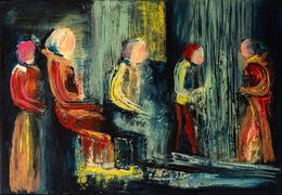 Gemälde, Conversation, Françoise Dugourd-Caput