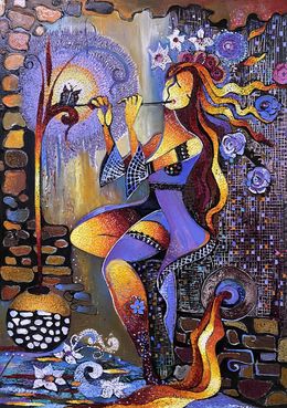 Peinture, Whispers of the Flute, Ruzanna Melqumyan