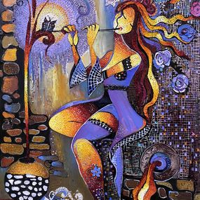 Gemälde, Whispers of the Flute, Ruzanna Melqumyan
