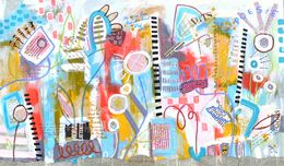 Peinture, Le jardin des Mots, RogerM