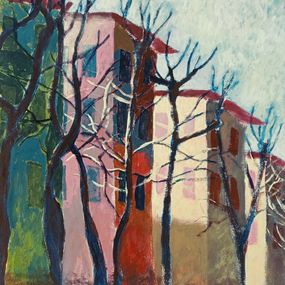 Pintura, Tramonto freddo, Luigi Iona