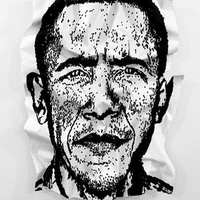 Painting, Barack Obama, Bret Reilly