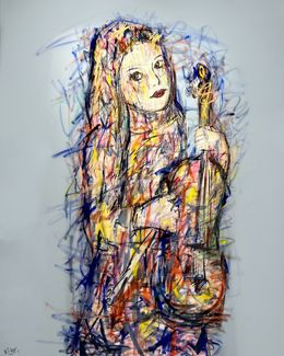 Gemälde, La leçon de violon, KiKo