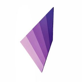 Gemälde, Shape 3 Violet Rainbow, Osse Müller