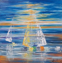 Peinture, Poetic Landscape 10, Michel Saint-Luc