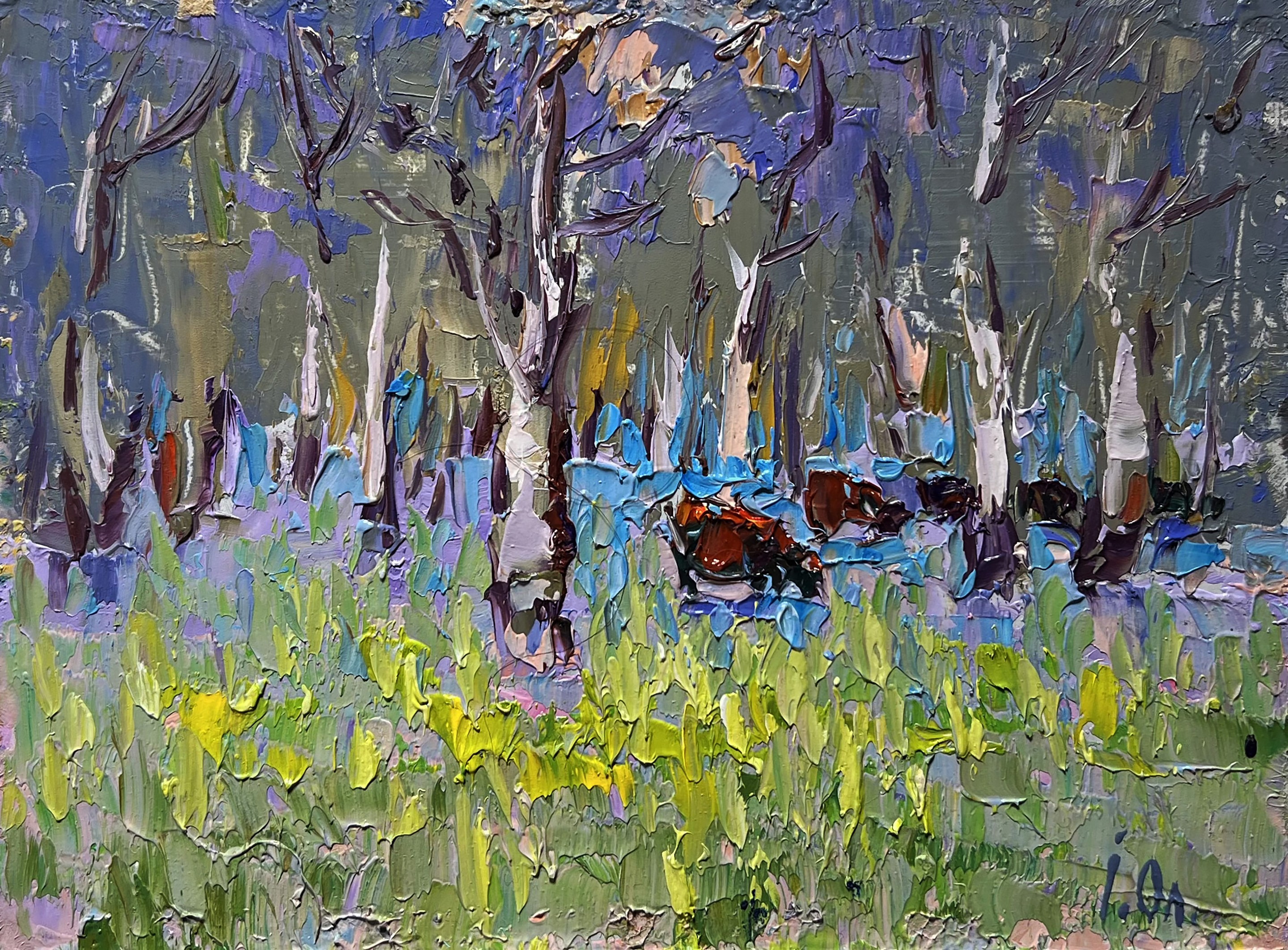 Ivanyuk Oleksiy, Early spring and the meadows are in bloom Ivanyuk Oleksiy, Early spring and the meadows are in bloom