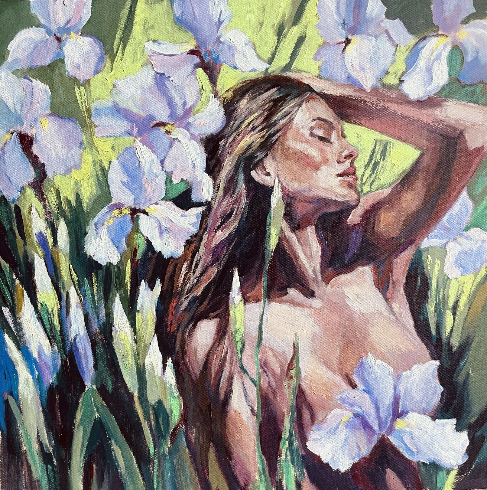 Anna Reznikova, Among the Irises Anna Reznikova, Among the Irises