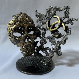 Sculpture, Vanité Chanel Doré 30-25, Philippe Buil