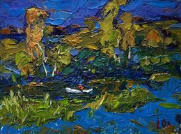 Gemälde, Night rest in nature, Ivanyuk Oleksiy