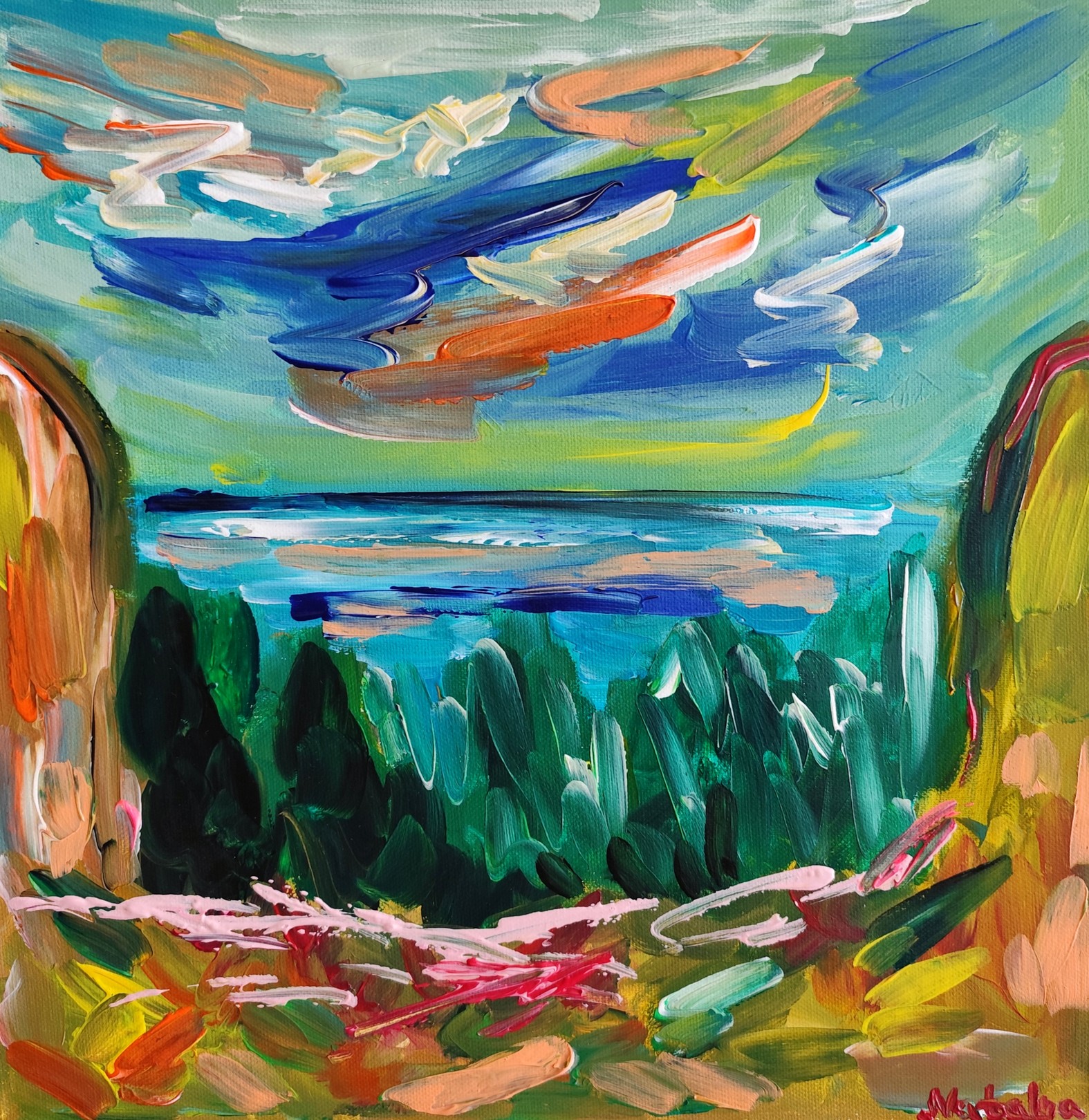 Natalya Mougenot, Colors of the summer horizon Natalya Mougenot, Colors of the summer horizon