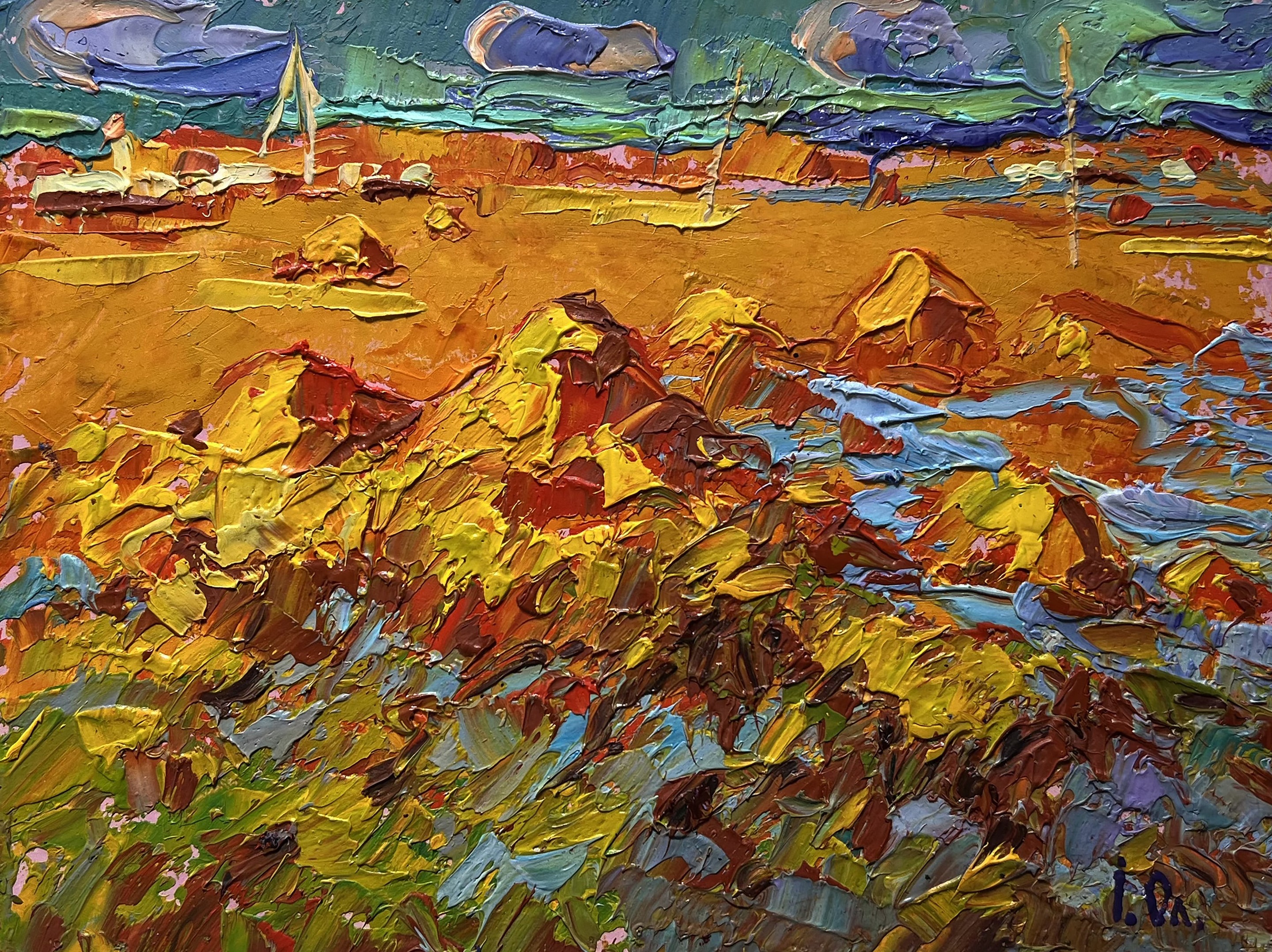 Ivanyuk Oleksiy, Hay harvest in autumn Ivanyuk Oleksiy, Hay harvest in autumn