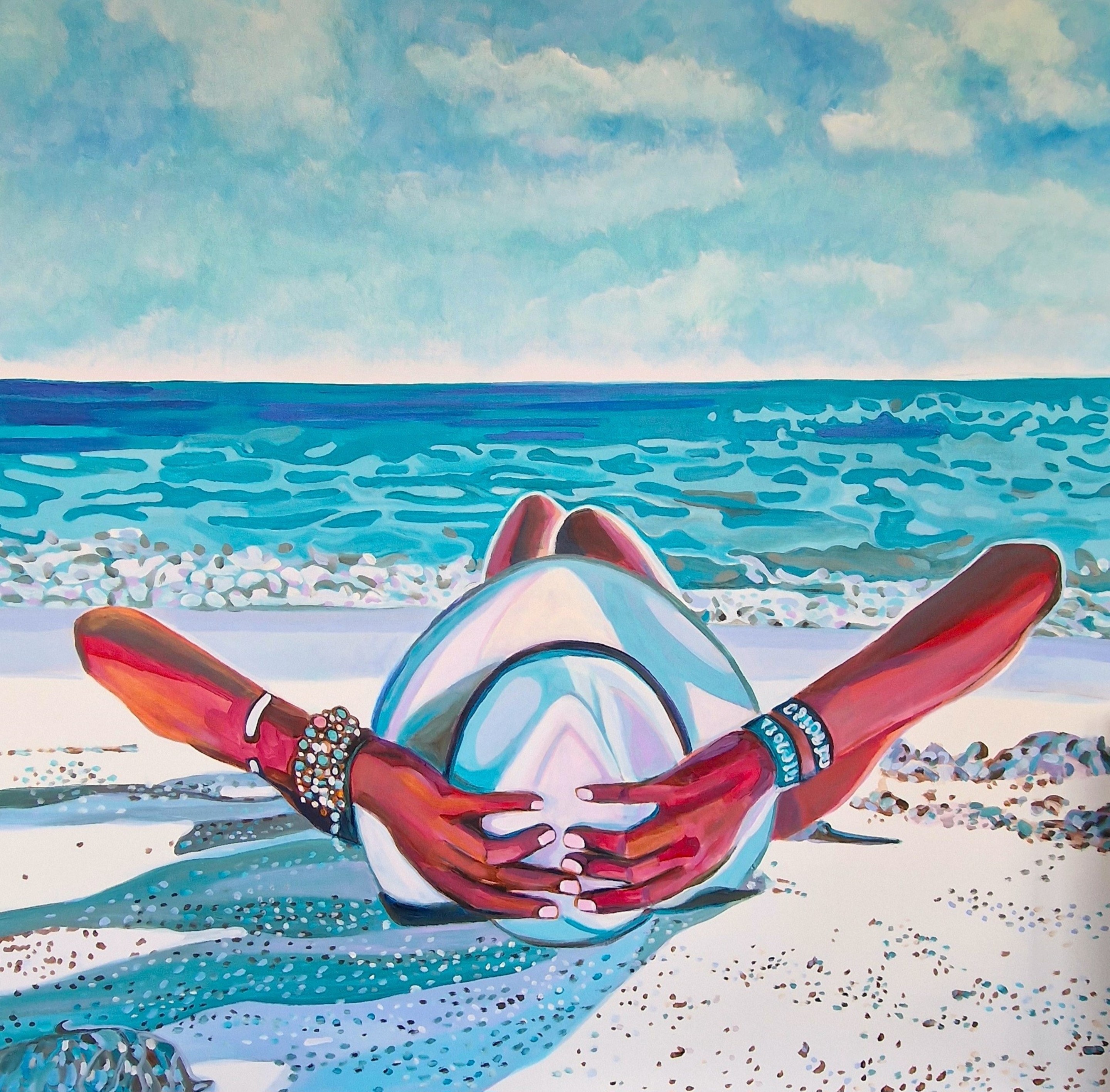 Alexandra Djokic, At the beach Alexandra Djokic, At the beach
