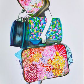 Gemälde, Traveler, Alexandra Djokic