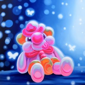 Gemälde, Dreamscape Duo: Bubble bear, Little Aii