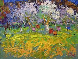 Gemälde, Spring apiary, Oksana Ivanyuk