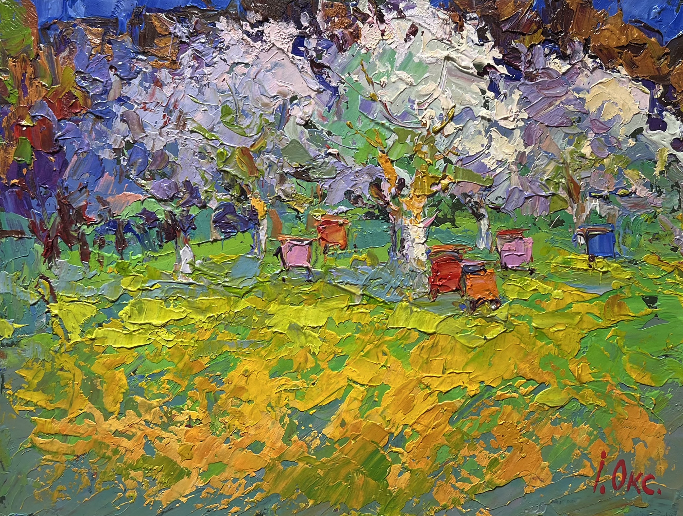 Oksana Ivanyuk, Spring apiary Oksana Ivanyuk, Spring apiary