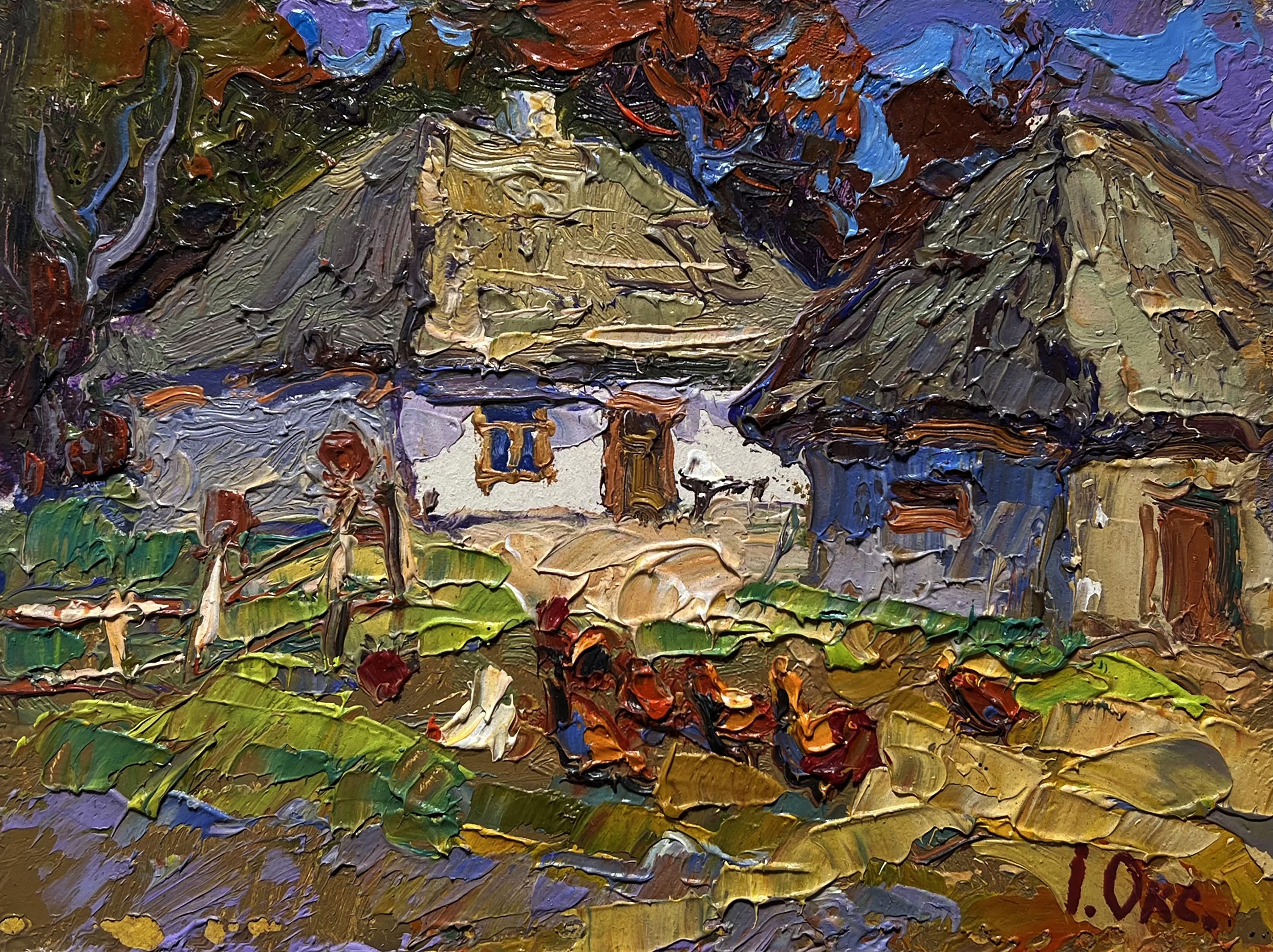 Oksana Ivanyuk, Chickens in the yard Oksana Ivanyuk, Chickens in the yard