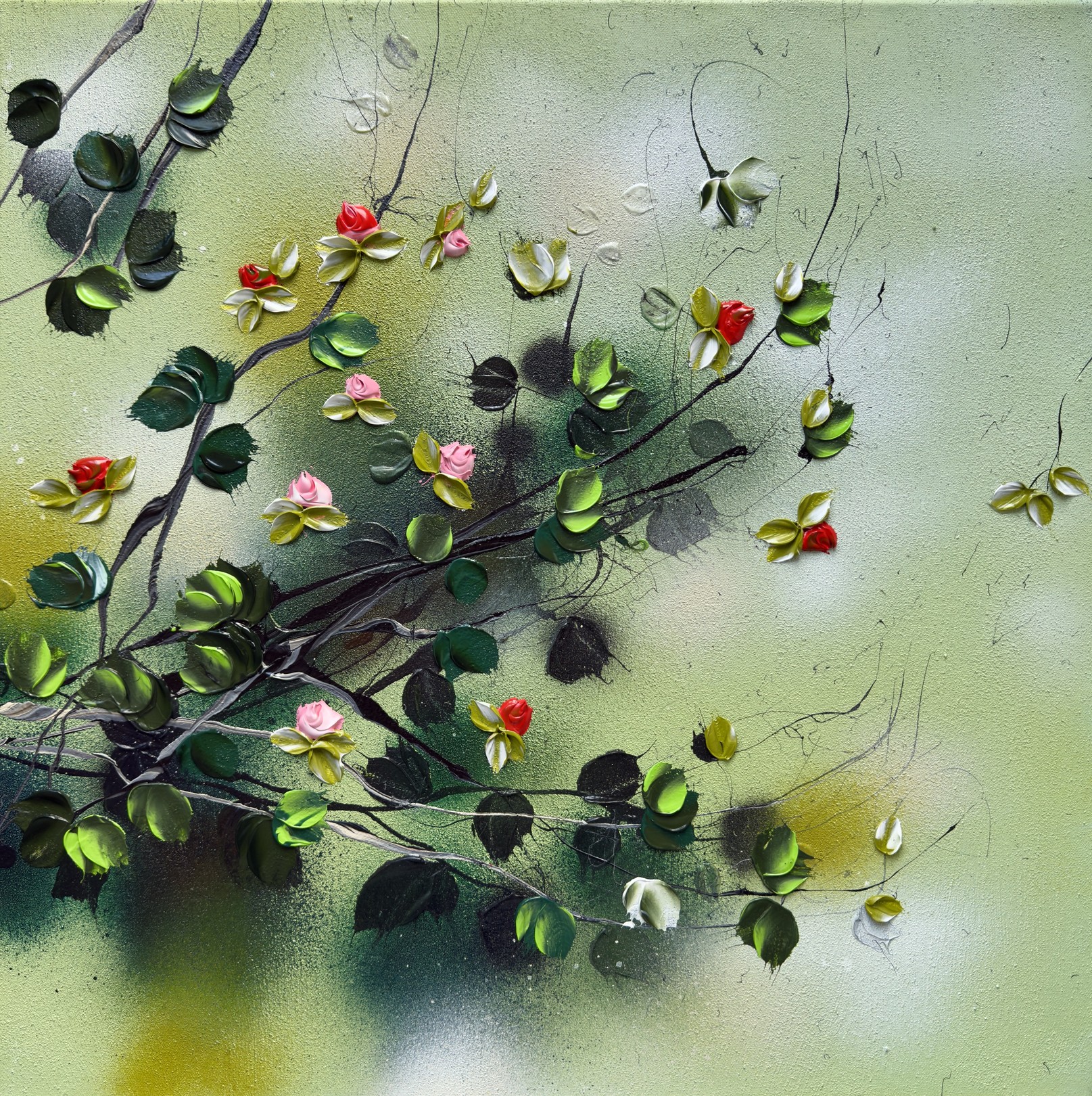 Anastassia Skopp, Green Rose Bush Anastassia Skopp, Green Rose Bush