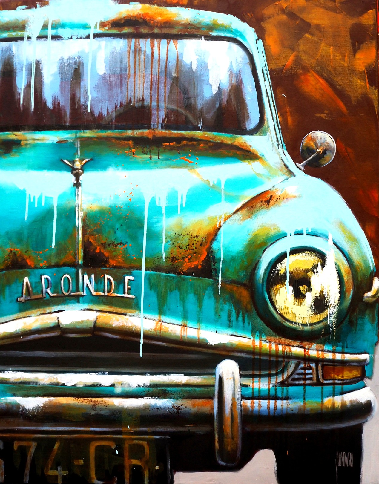Sylvie Julkowski-Egard, Aronde turquoise Sylvie Julkowski-Egard, Aronde turquoise
