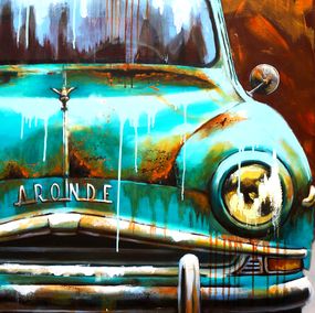 Gemälde, Aronde turquoise, Sylvie Julkowski-Egard