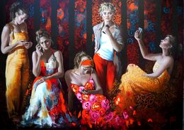 Painting, Les amitiés solitaires, Sylvie Julkowski-Egard
