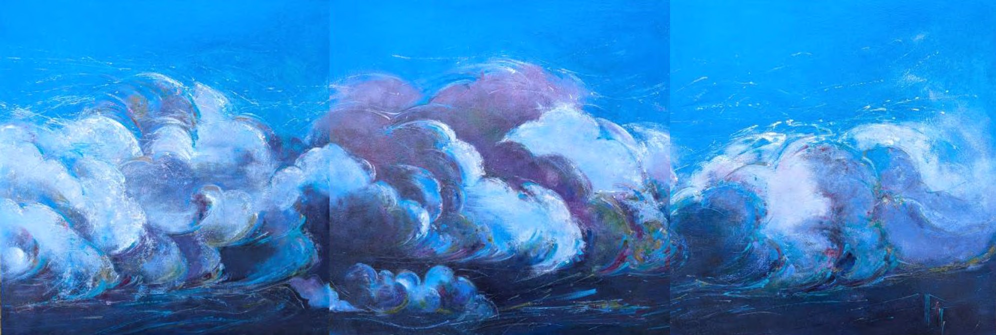 Nadine Pillon, Au dessus des nuages, le ciel est toujours bleu... Nadine Pillon, Au dessus des nuages, le ciel est toujours bleu...