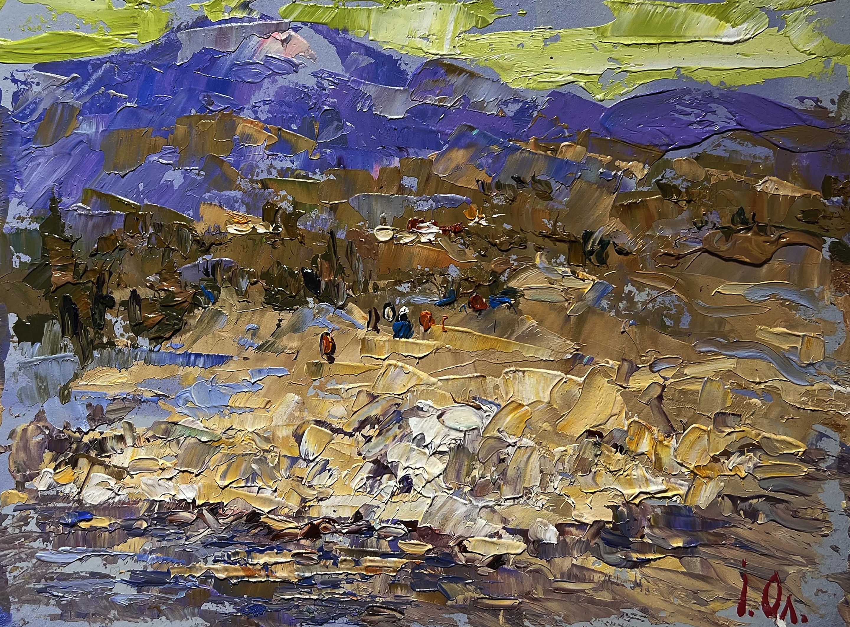 Ivanyuk Oleksiy, The bank of a mountain river Ivanyuk Oleksiy, The bank of a mountain river