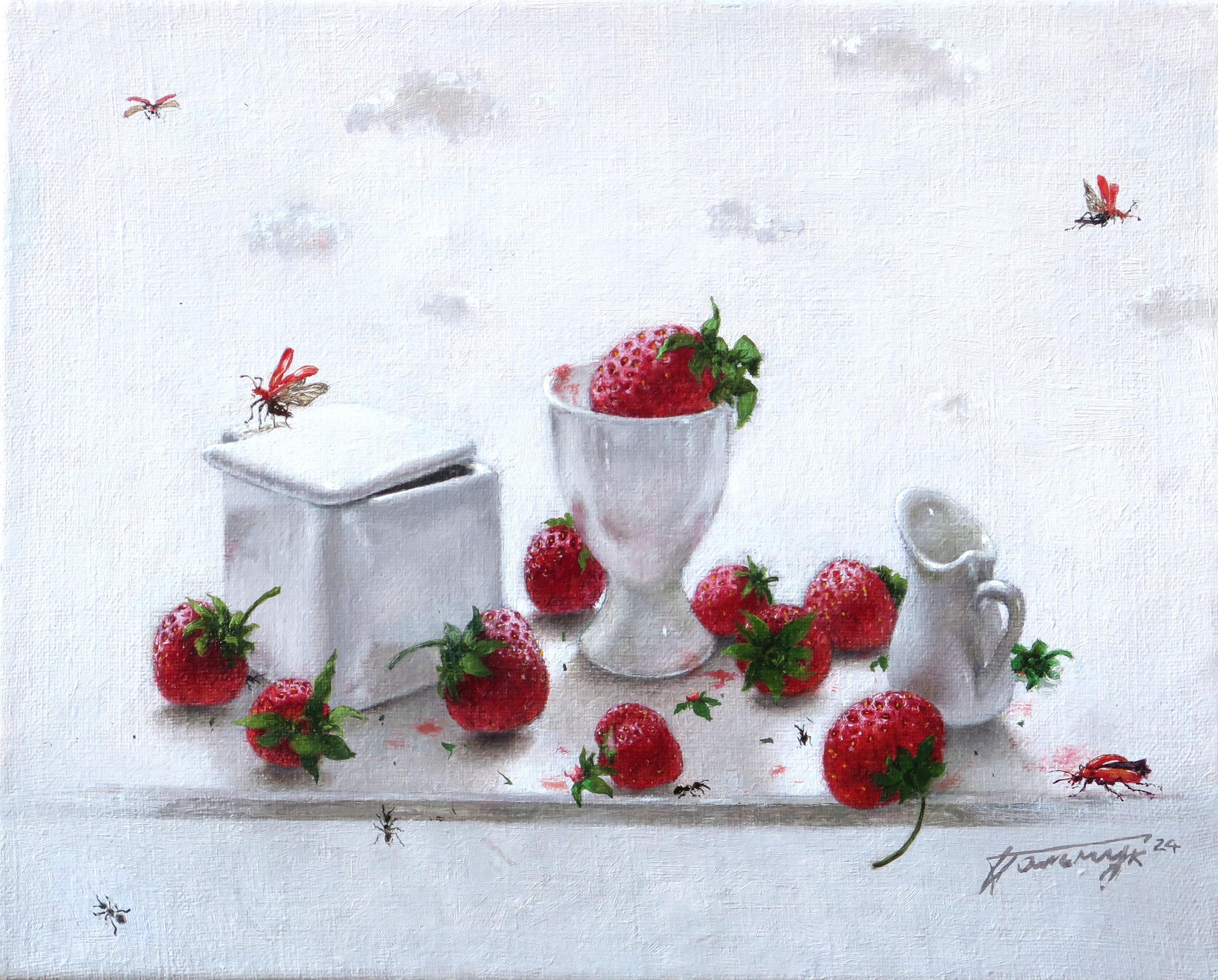 Tatyana PALCHUK, Still life with red beetle Tatyana PALCHUK, Still life with red beetle