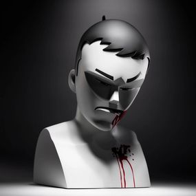 Sculpture, Flake – Pain [20th anniversary bust], Coarse