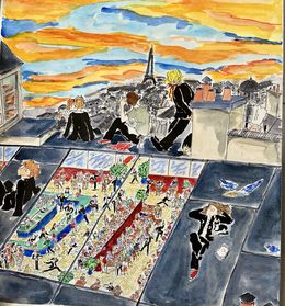 Gemälde, Coup de feu, Gabrielle Rul