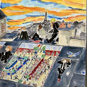 Painting, Coup de feu, Gabrielle Rul