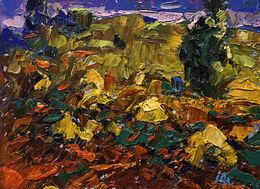 Gemälde, The edge of a plowed field, Ivanyuk Oleksiy