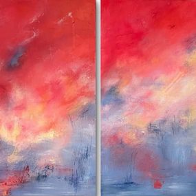 Painting, Incadescence, Sandrine Belmont