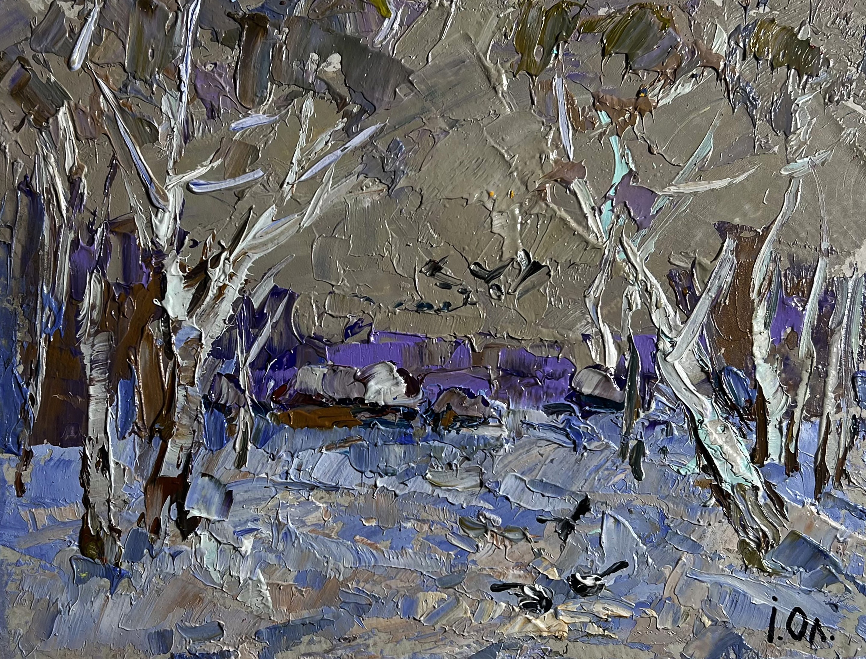Ivanyuk Oleksiy, Snowy path to the village Ivanyuk Oleksiy, Snowy path to the village