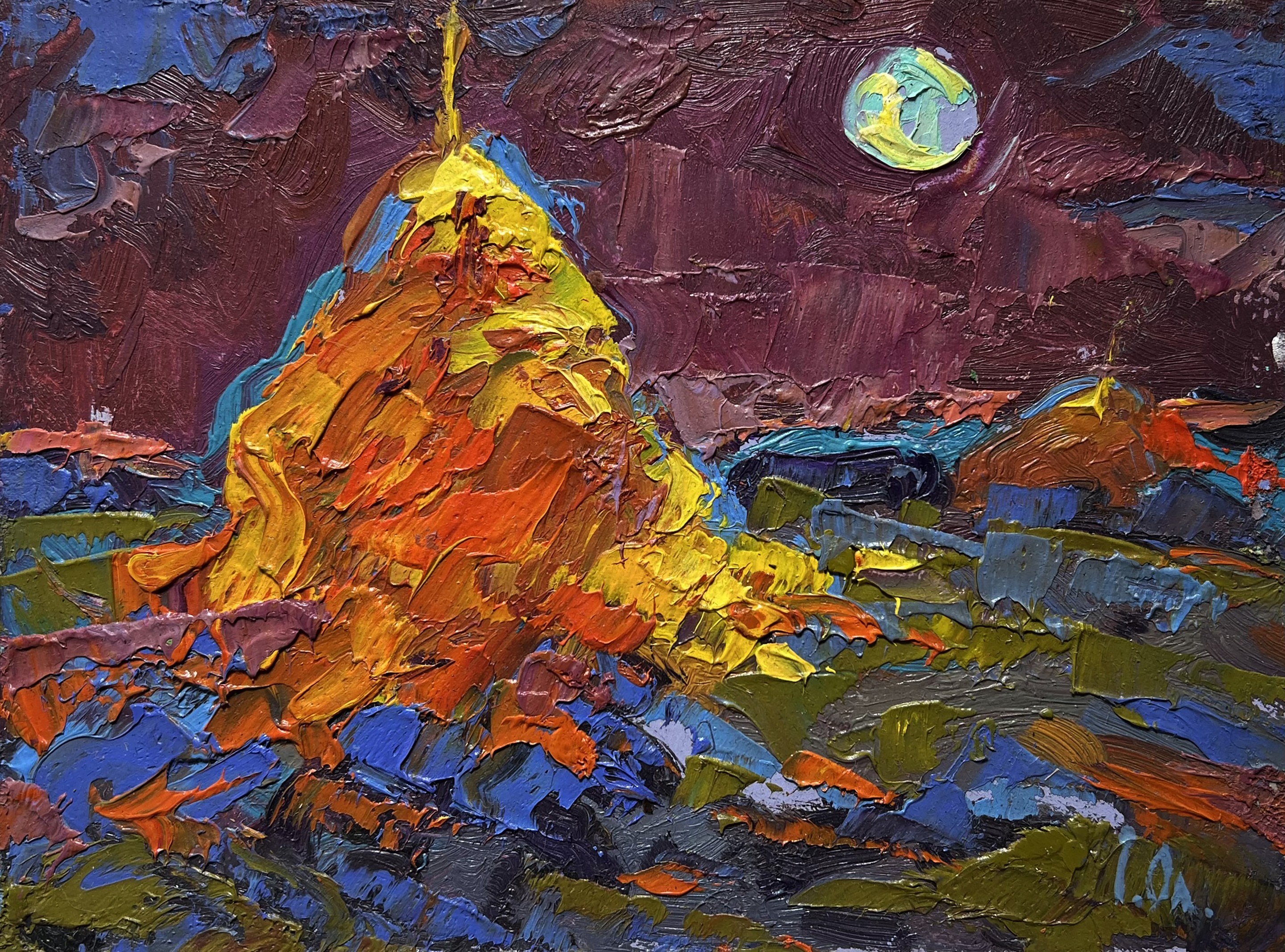 Ivanyuk Oleksiy, Moonlit night in the field Ivanyuk Oleksiy, Moonlit night in the field