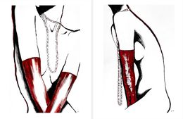 Print, Diptych Madames (Giclée Prints), Kristina Mallen