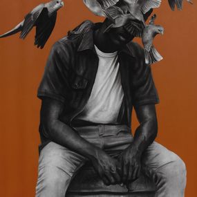 Gemälde, The Waiting, Ritchelly Oliveira