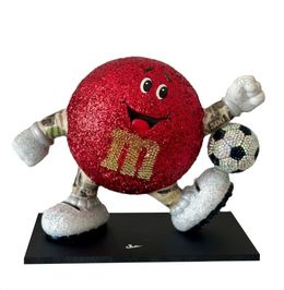 Sculpture, MM'S footballeur, Cha