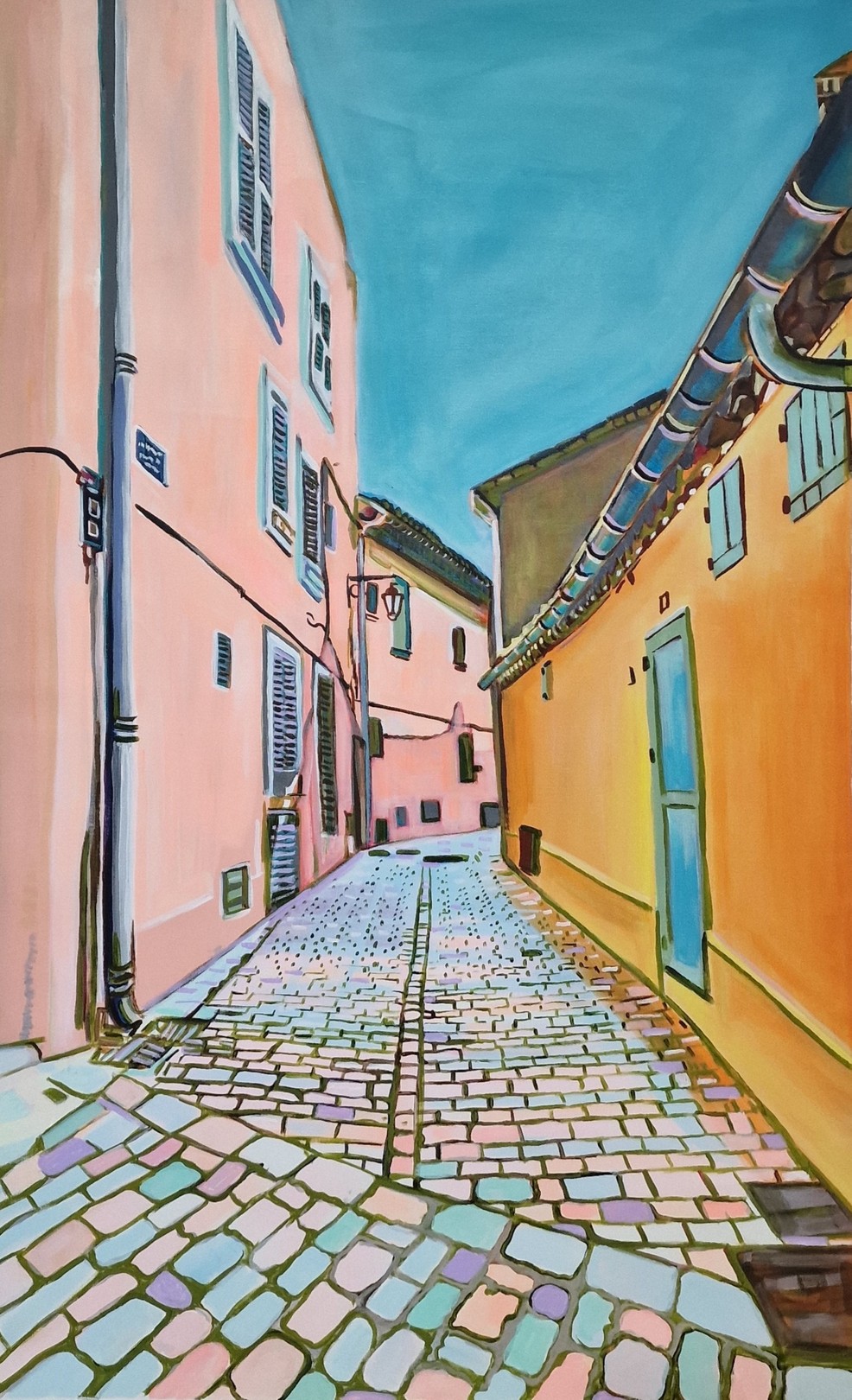 Alexandra Djokic, Saint-Tropez , Mediterranean street II Alexandra Djokic, Saint-Tropez , Mediterranean street II