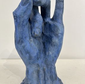 Sculpture, Mudra du cœur Apan Vayu, Brigitte De Cesco