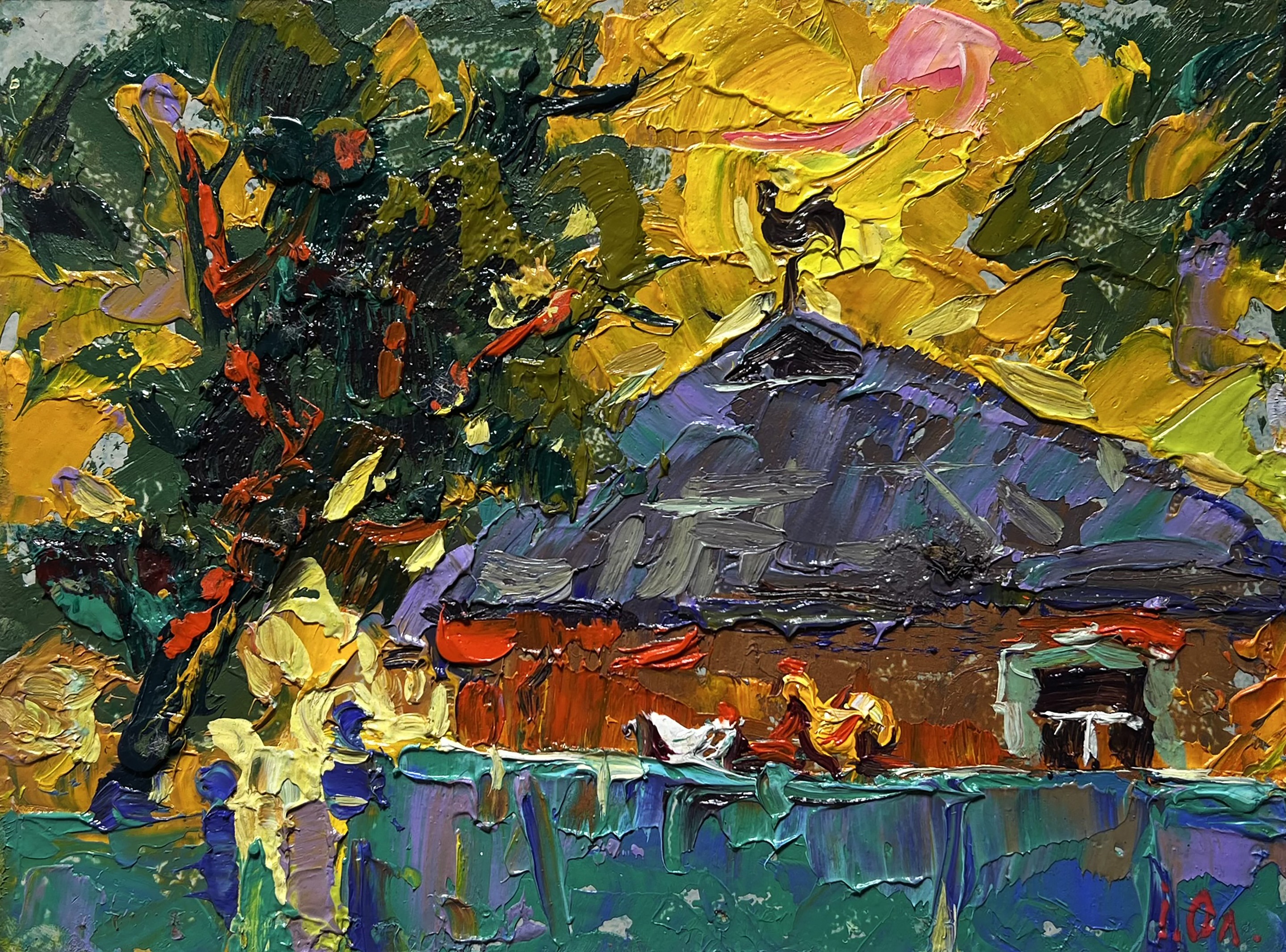 Ivanyuk Oleksiy, Warm evening with a yellow sunset Ivanyuk Oleksiy, Warm evening with a yellow sunset