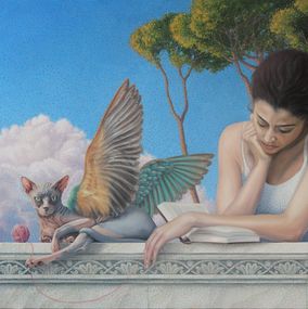 Gemälde, Afternoon of a Sphinx, Ciprian Mihailescu