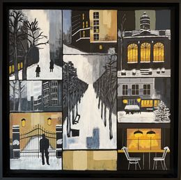 Painting, L'écho du sifflet, Thomas Jeunet