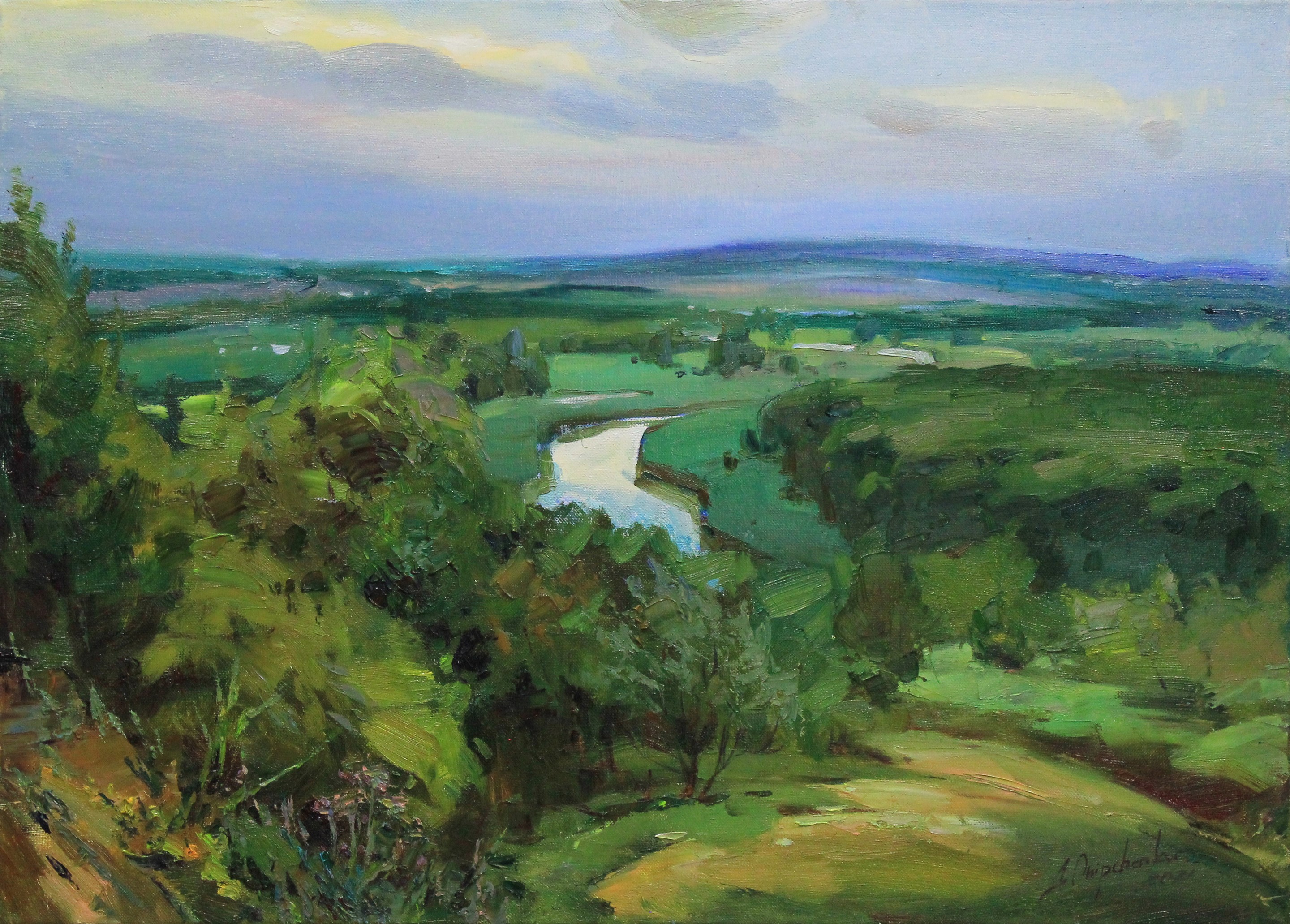 Alisa Onipchenko-Cherniakovska, Blue distance Alisa Onipchenko-Cherniakovska, Blue distance